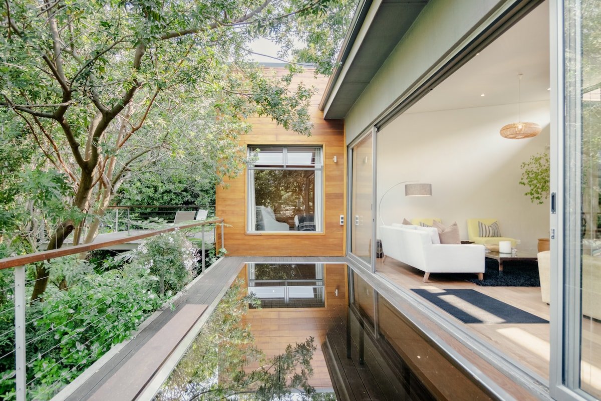 Modern Contemporary Zen Tree House Sparkling Pool gallery image 5