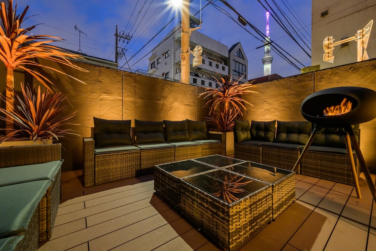 ラグジュアリーな和モダン邸宅/3LDK＋ロフト・14名/A202 gallery image 2