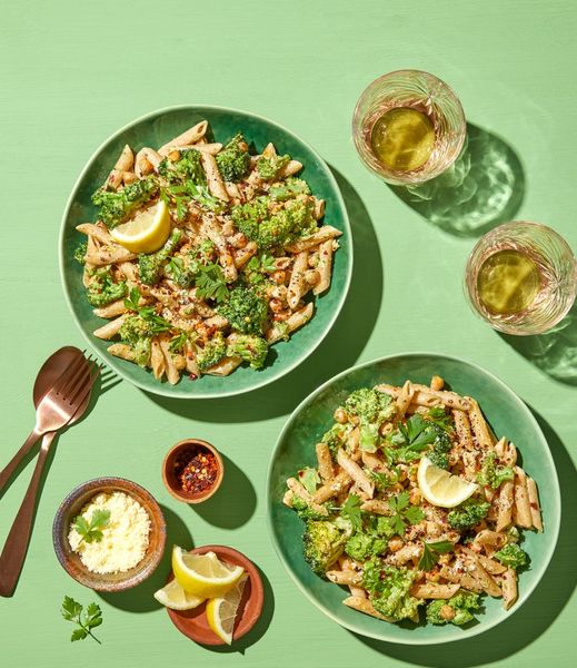 Photo of Broccoli & Cashew Cheese Pasta