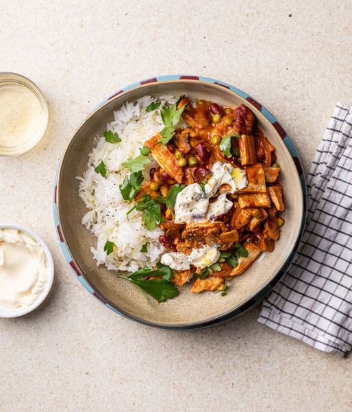 Photo of Savoury Pork & Bean Rice Bowl