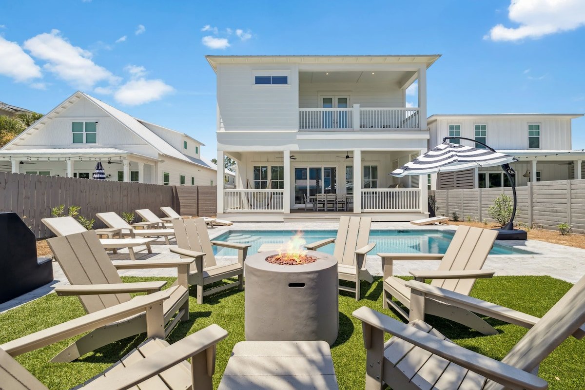 Pool, Spa, Cold Plunge, LSV! Pets OK! Walk 2 Beach