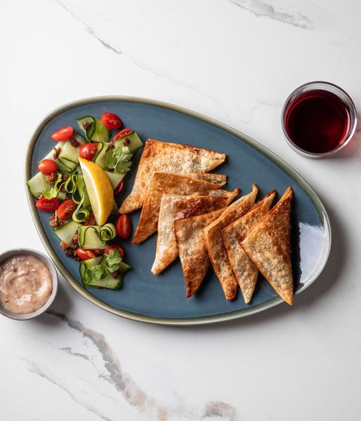 Photo of Crispy Ostrich Samosas