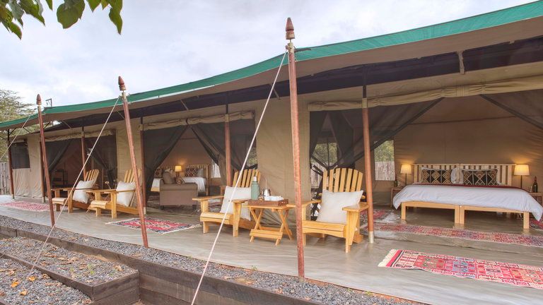 Asilia Ol Pejeta Bush Camp - Family Tent Exterior - Asilia Ol Pejeta Bush Camp - Family Tent Exterior