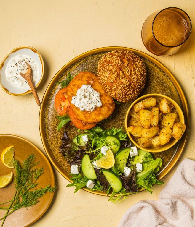 Photo of Crumbed Fishcake Burger