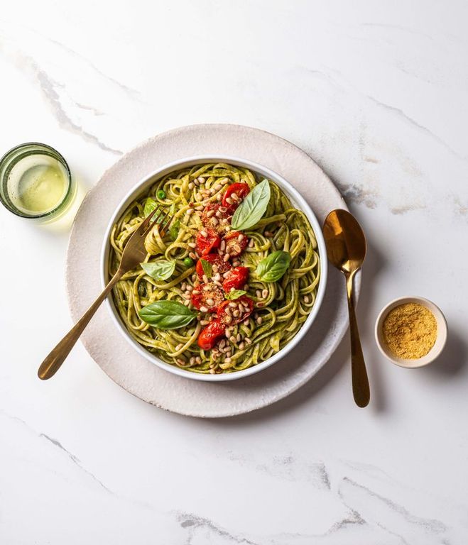 Photo of Silky Green Linguine