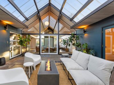 Mid-Century Modern Retreat with Private Hot Tub