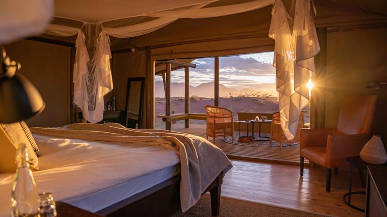 Wolwedans Dune Camp Tented Rooms