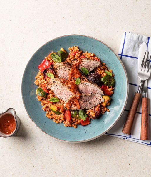 Photo of Roast Veg & Harissa Pork