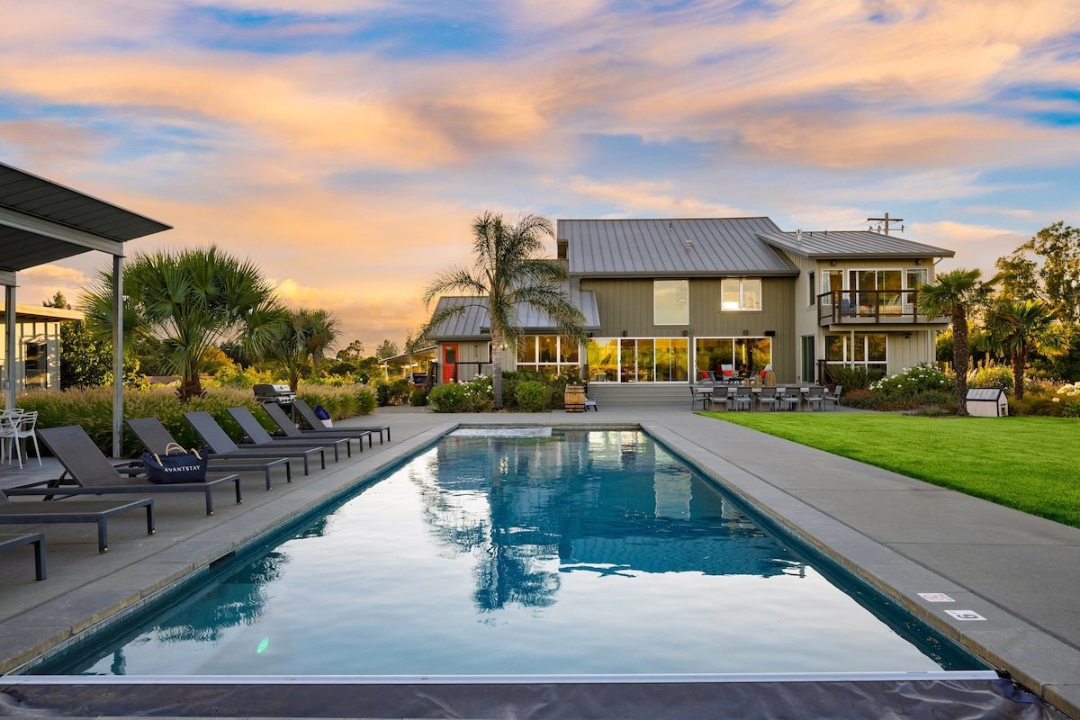 Coplan Vineyards Villa | Wine Country Modern Oasis