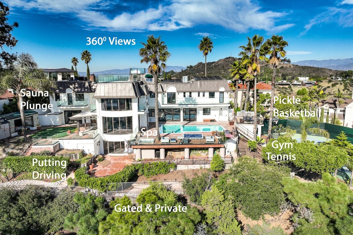 Lux View Estate, Pool Tennis Pickle Gym Sauna Spa+ gallery image 2