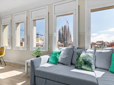 Fabulous Penthouse private terrace Sagrada Familia