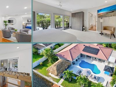 796 Serene 4BR Villa – Tiki Hut, Pool & Waterfront