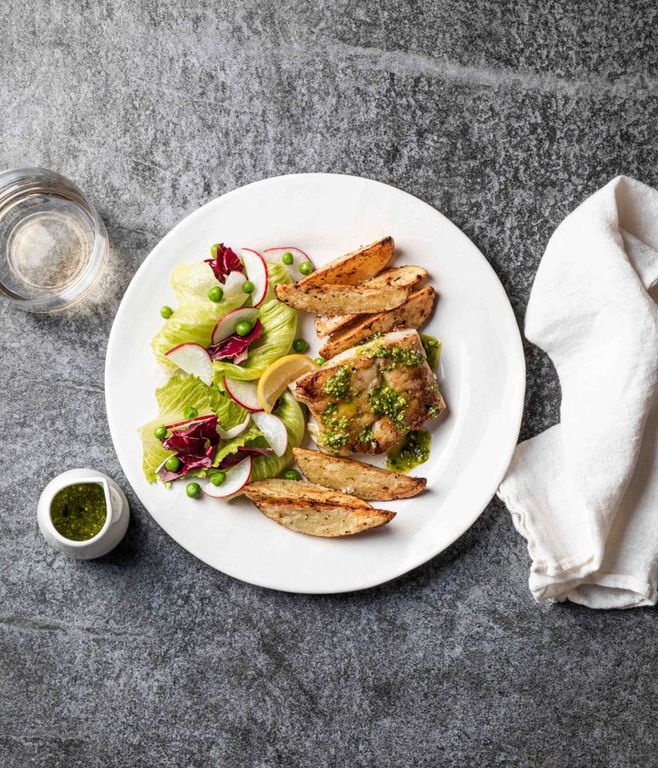 Photo of Pan-fried Dorado & Basil Pesto