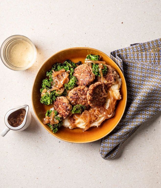 Photo of Pork Mince Frikkadels & Gravy
