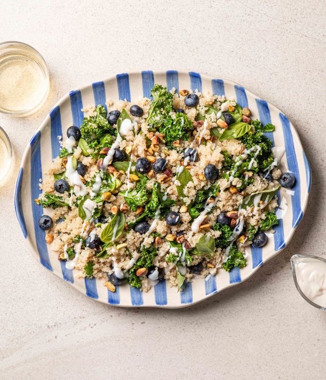 Photo of Blueberry, Kale & Couscous Bowl