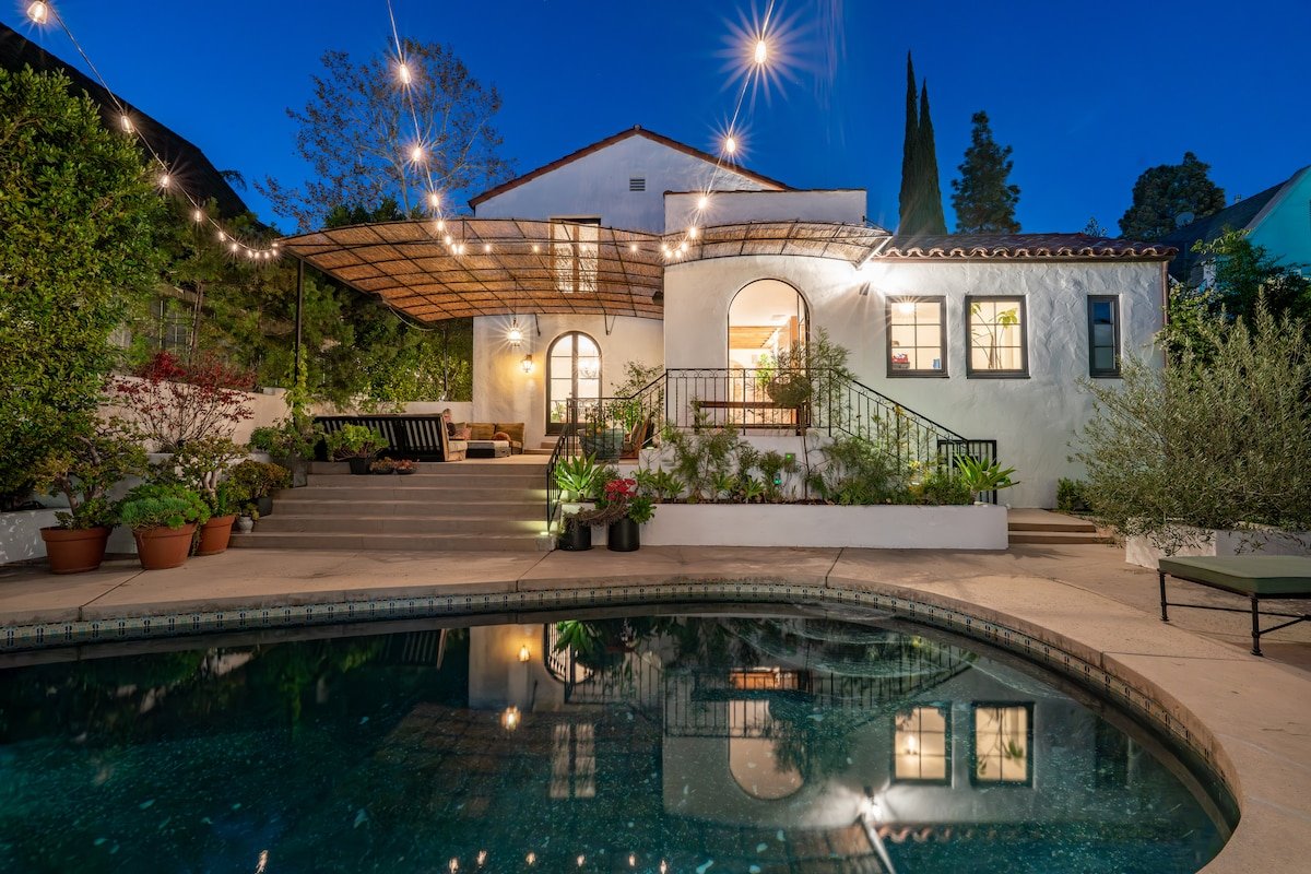 1925 Mediterranean Villa with Pool & Gated Yard gallery image 3