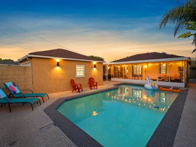 Mid Century｜Cozy Pool Home｜Near LA/Beach&Disney