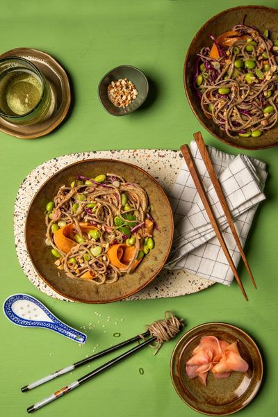 Photo of Sesame Kewpie Soba Noodles