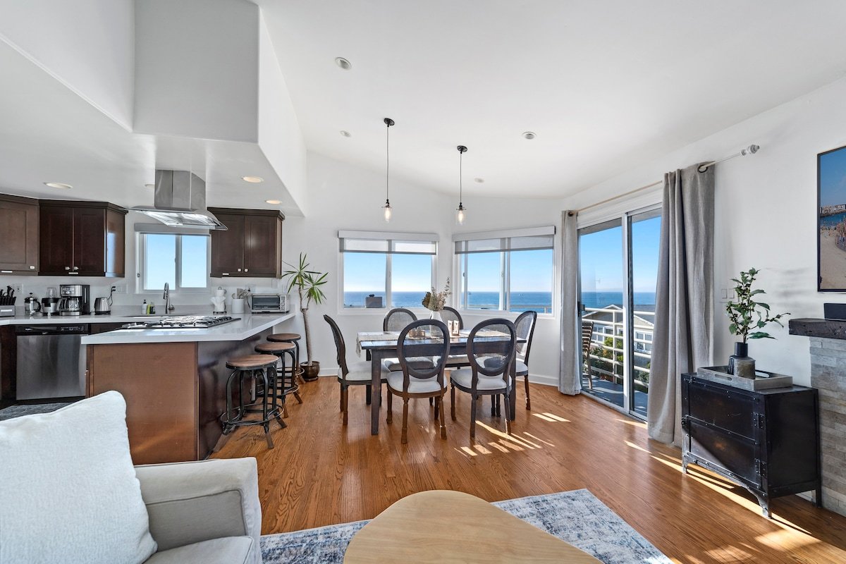 Top Floor Ocean Views & 2 Car Garage Steps to Sand gallery image 2