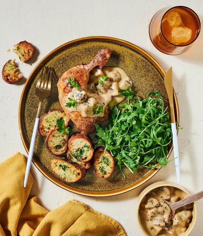 Photo of Honey Mustard Chicken & Garlic Bread