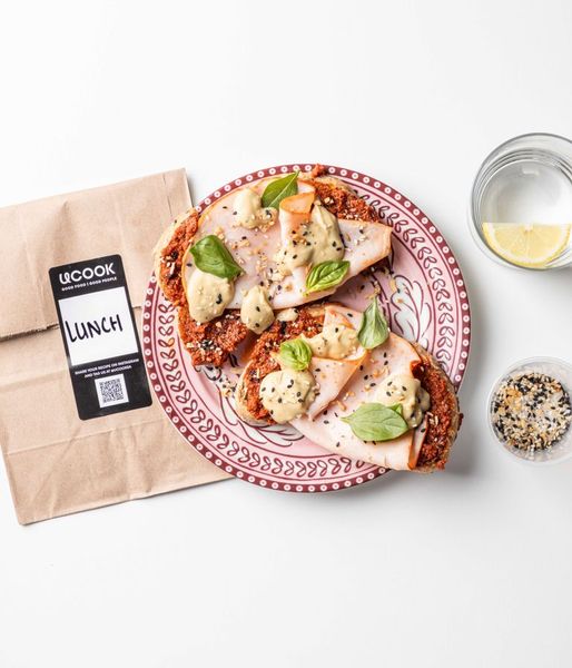 Photo of Sun-dried Tomato, Turkey & Hummus Toast