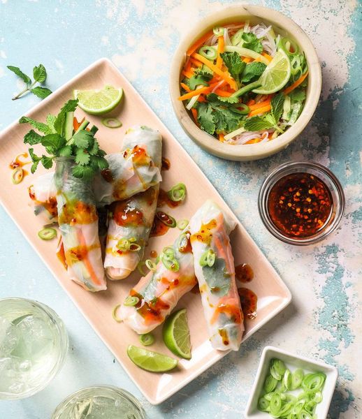 Photo of Vietnamese Springrolls & Salad
