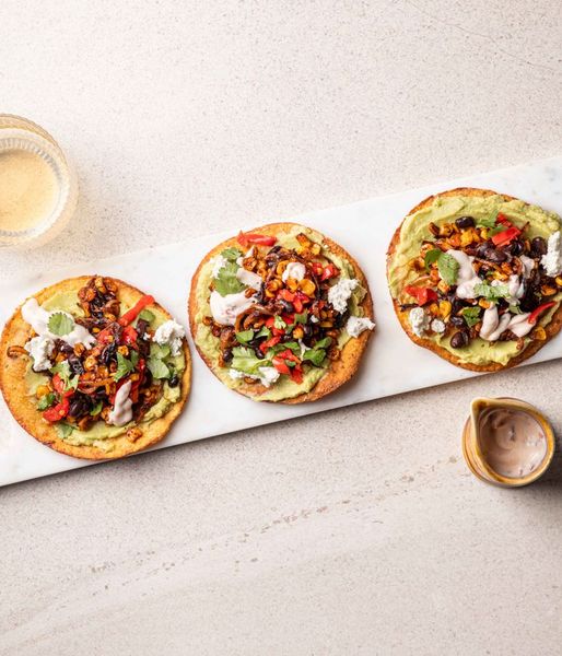 Photo of Vegetarian Mexi-crisp Tostadas