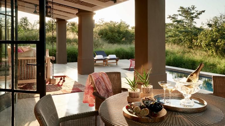 Farmstead at Royal Malewane - Luxury Farm Suite Private Verandah
