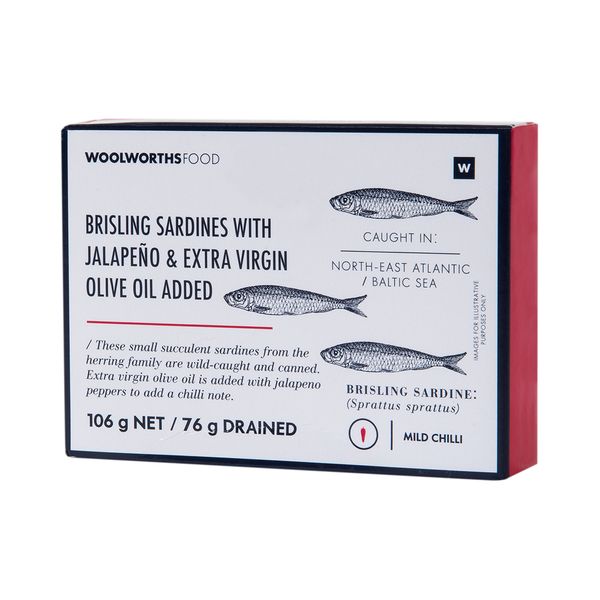 Photo of Brisling Sardines with Jalapeño Peppers and Olive Oil 106 g