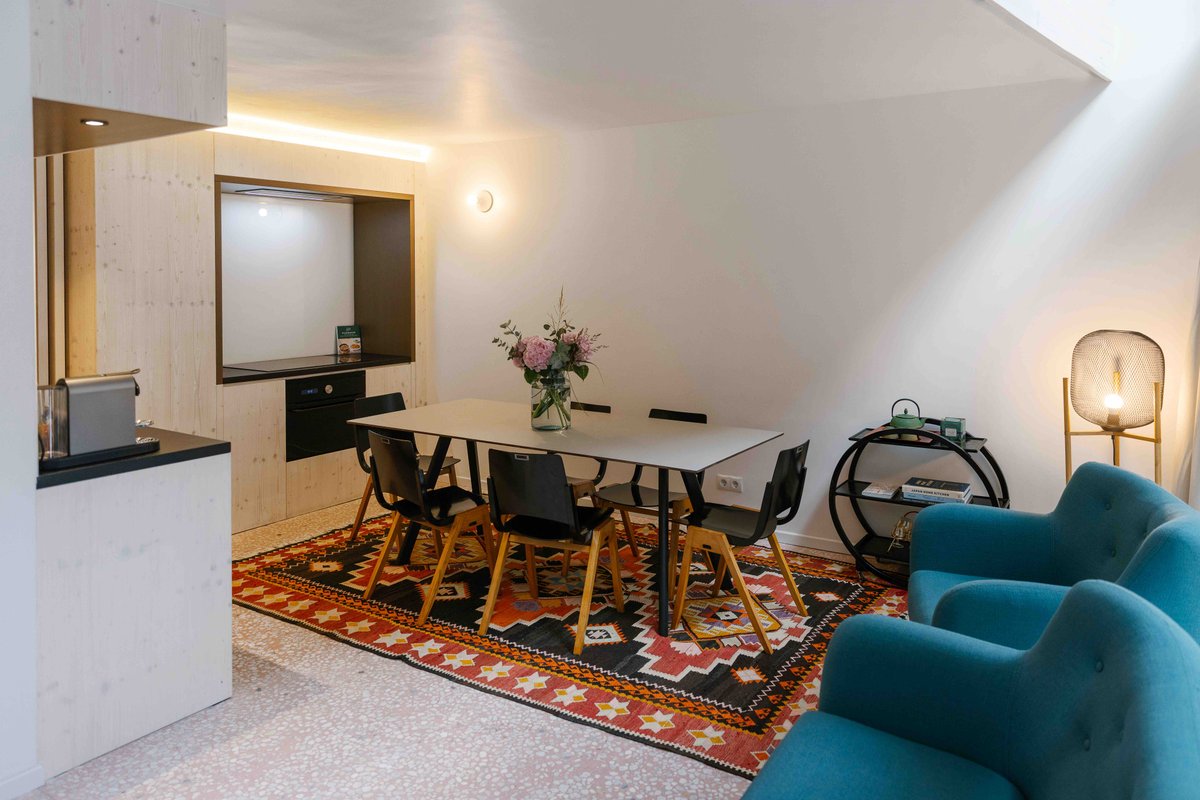 Kleines Stadthaus im Innenhof