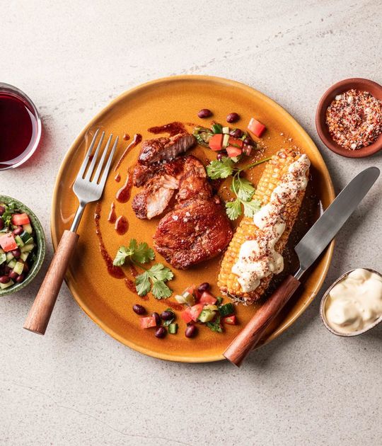 Mexican Street Corn & Pork Neck Recipe at Home - eCook