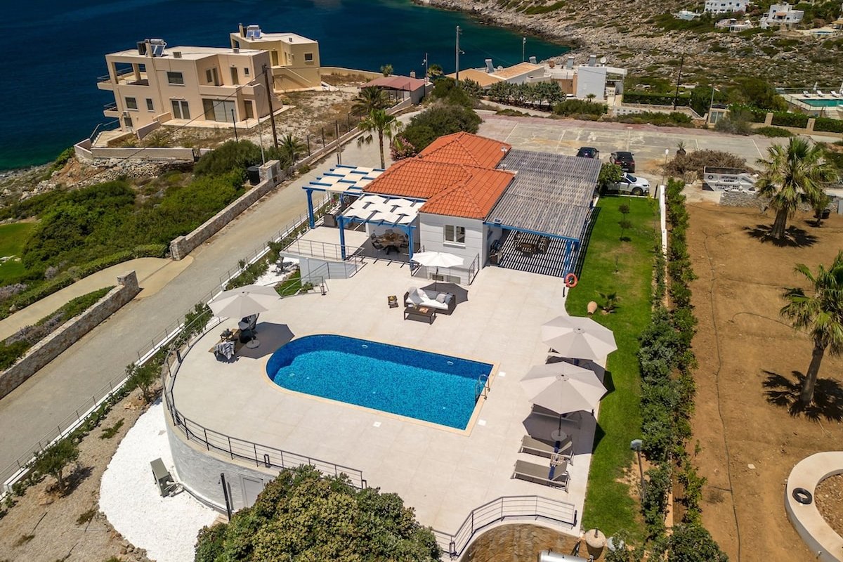 Villa Hemera ocean view private heated pool gallery image 5