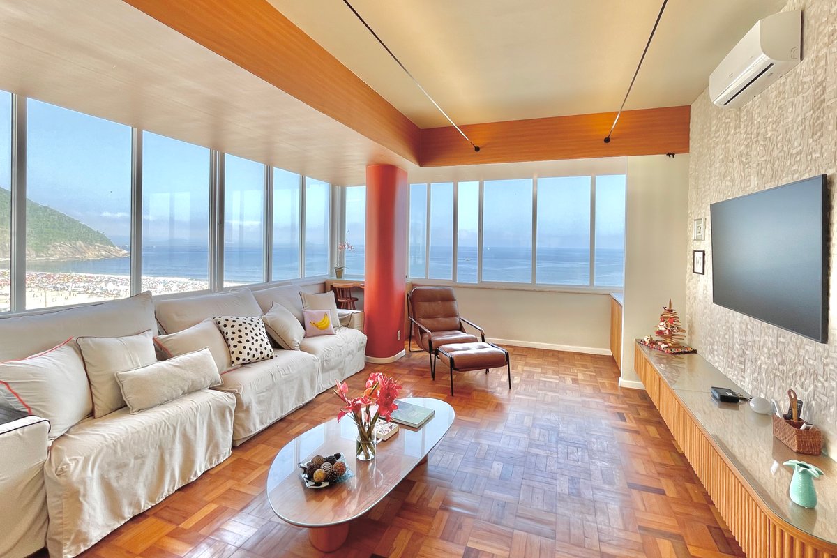 Vista incrível em Copacabana – frente ao mar