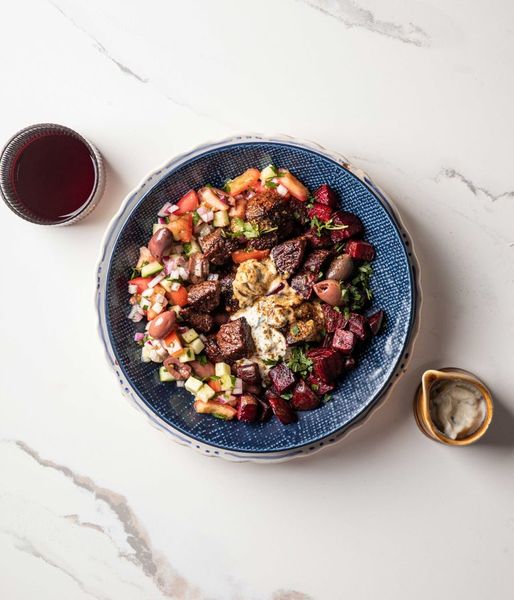 Photo of Ostrich Souvlaki Bowl
