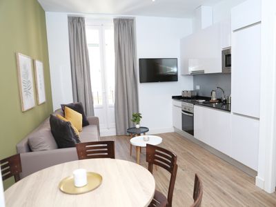 Apartamento de dos dormitorios exterior para 6 p.