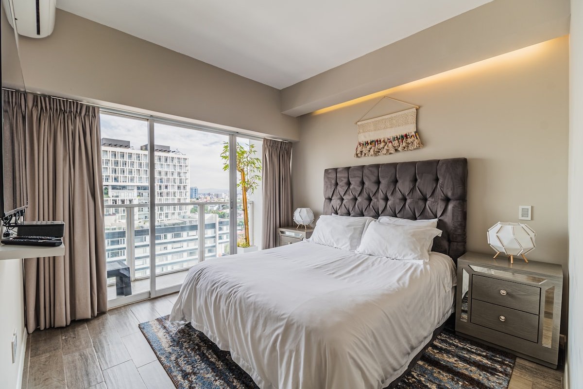 Full:A/C+Heating|Priv.Roof garden|Pool&Gym|Condesa gallery image 4