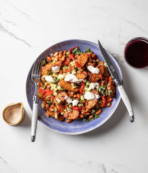 Photo of Vegetarian Harissa Potato & Bean Roast