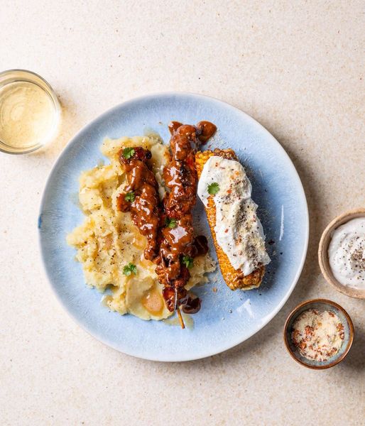 Photo of Smoky Chipotle BBQ Chicken Kebabs