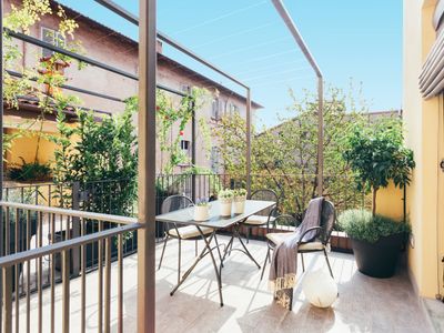 Bright three-room apt. with big Private Terrace