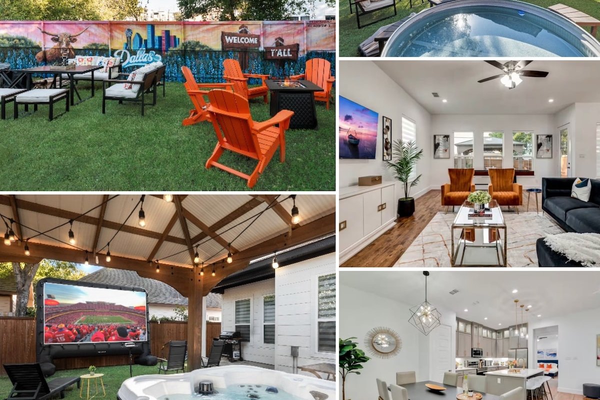 FIFA Stay! 4BR • Hot Tub • TankPool Near DT Dallas gallery image 2
