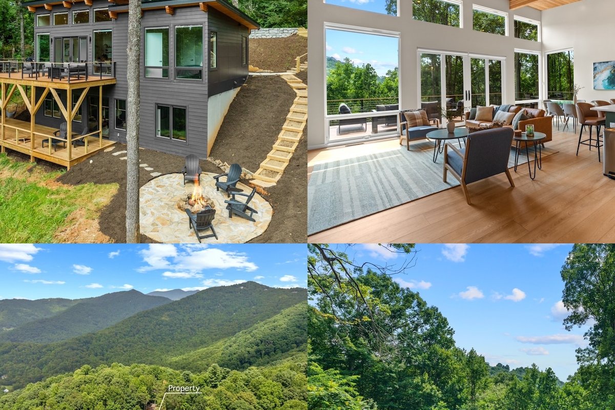 Mtn View, 3 miles to DT AVL, Fireplace, Fire Pit gallery image 2