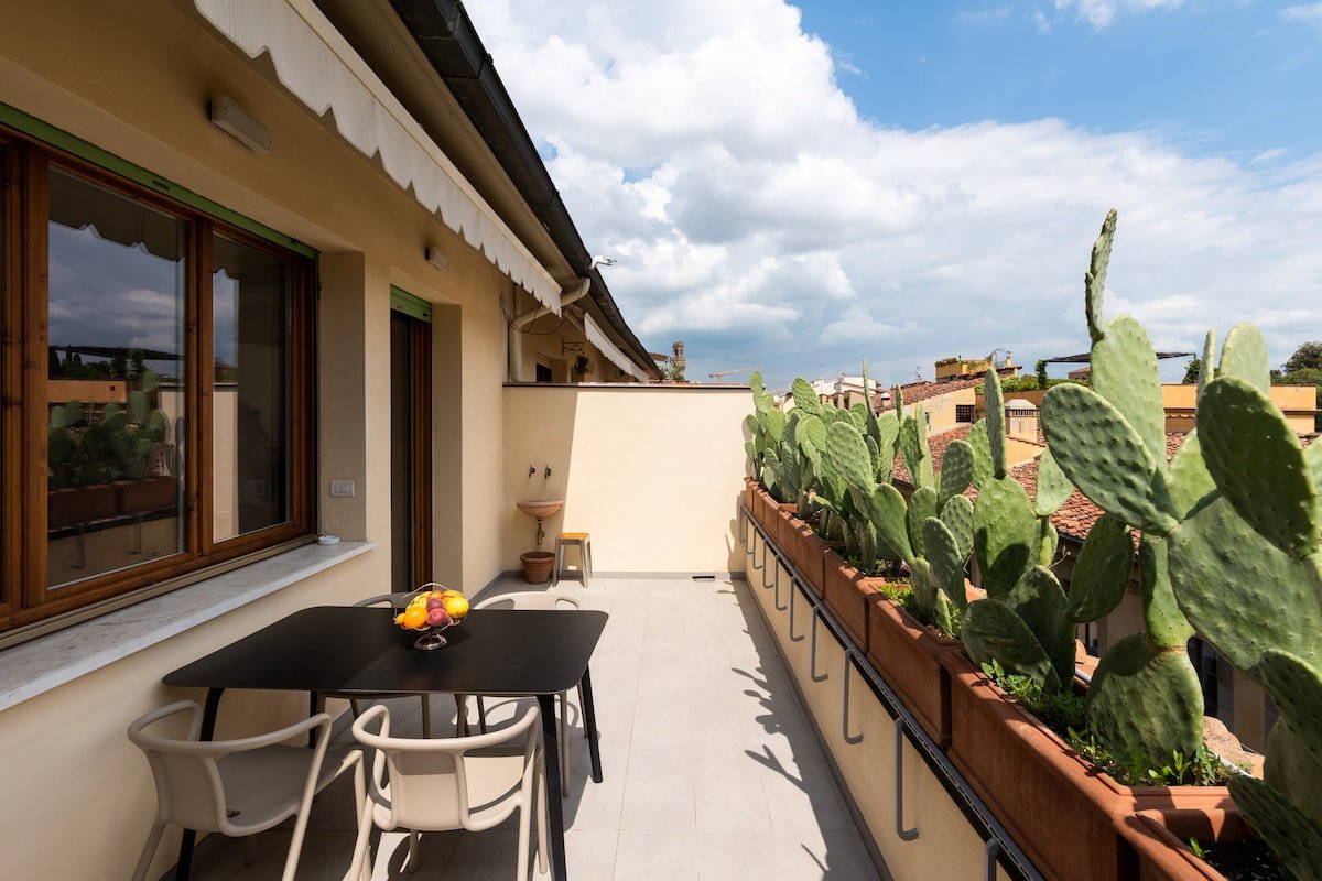 Pitti Penthouse, 2 terraces with view! gallery image 2