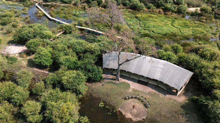 Aerial View with walkways