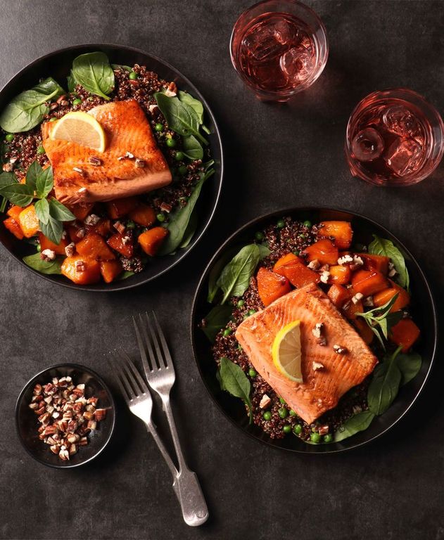 Photo of Trout & Honey-Glazed Butternut