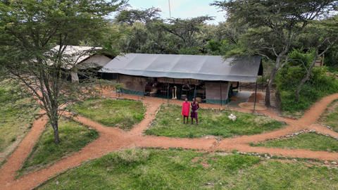Porini Giraffe Camp - Lounge and Mess area