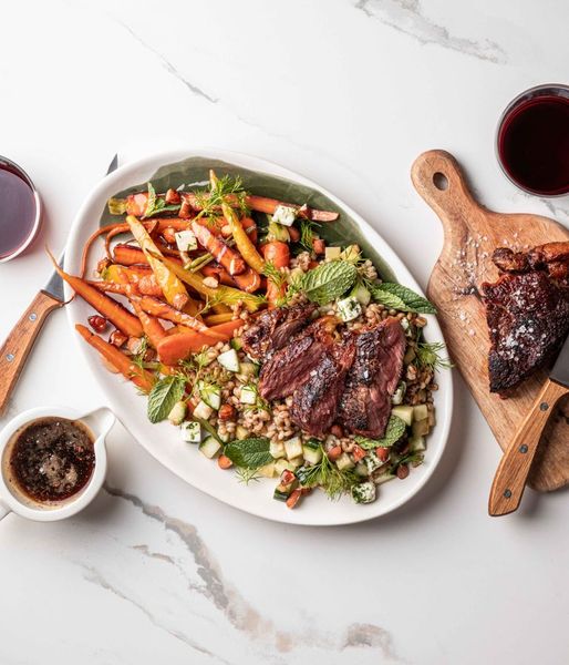 Photo of Honeyed Baby Carrots & Beef Sirloin