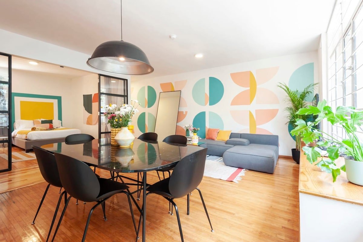 Luminous Spacious Condesa Apt Walk to Parks gallery image 5