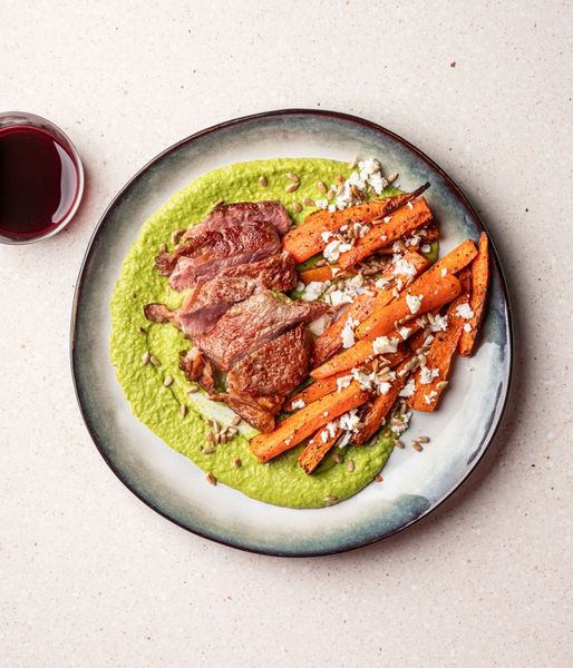 Photo of Beef Sirloin & Pea Purée