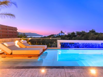 Minoas Lake Villa Heated Pool 18 guests