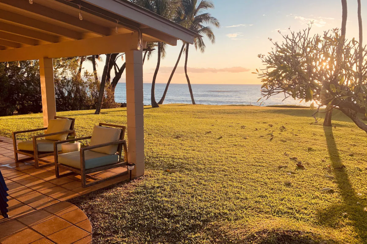 Whales and sunsets, front row seats every day!